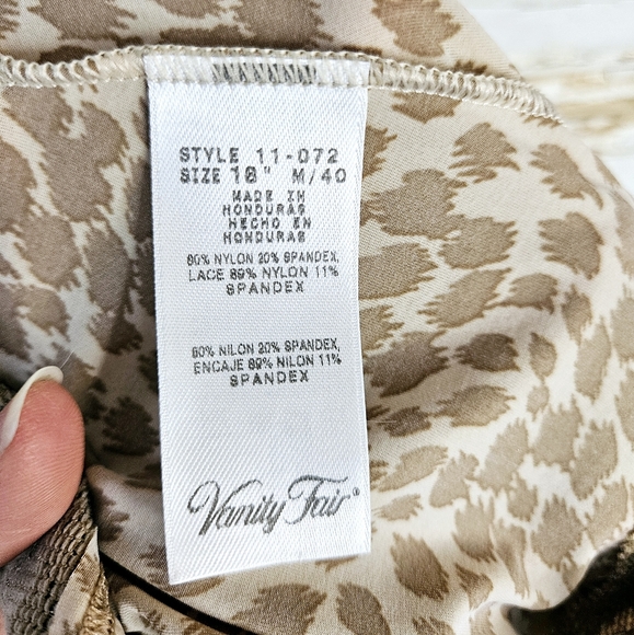 Vanity Fair leopard half slip M - Picture 5 of 5